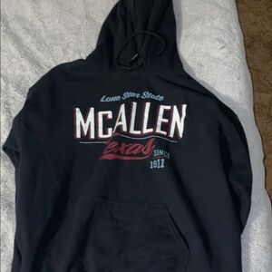 Gildan Black McAllen Texas Hoodie